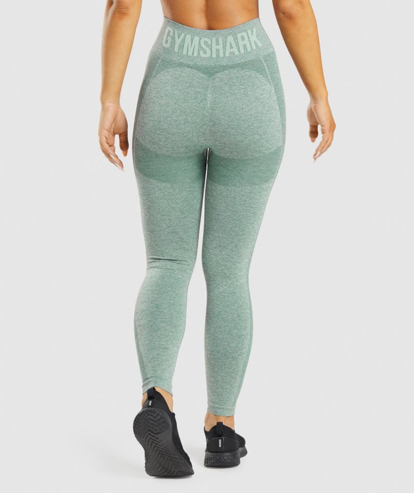 Legginsy Gymshark Flex High Waisted Damskie Głęboka Zielone | PL 506MIW